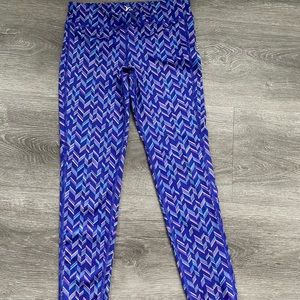 Girls multicolored full length leggings